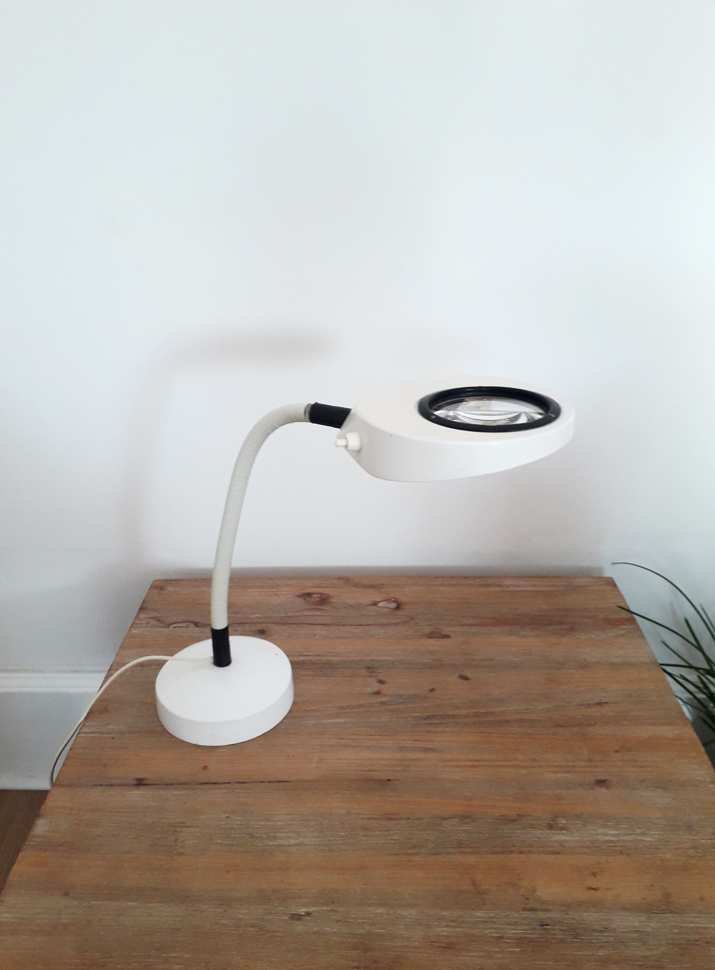Old workshop magnifying lamp - German brand SCHER - 1970