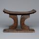 Antique african wooden ashanti stool
