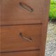 Oak chest of drawers 50s oak feet compass 5 drawers
