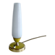 Vintage Lamp 50s Glass, Brass Glass, Yellow