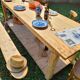 Old draper's table