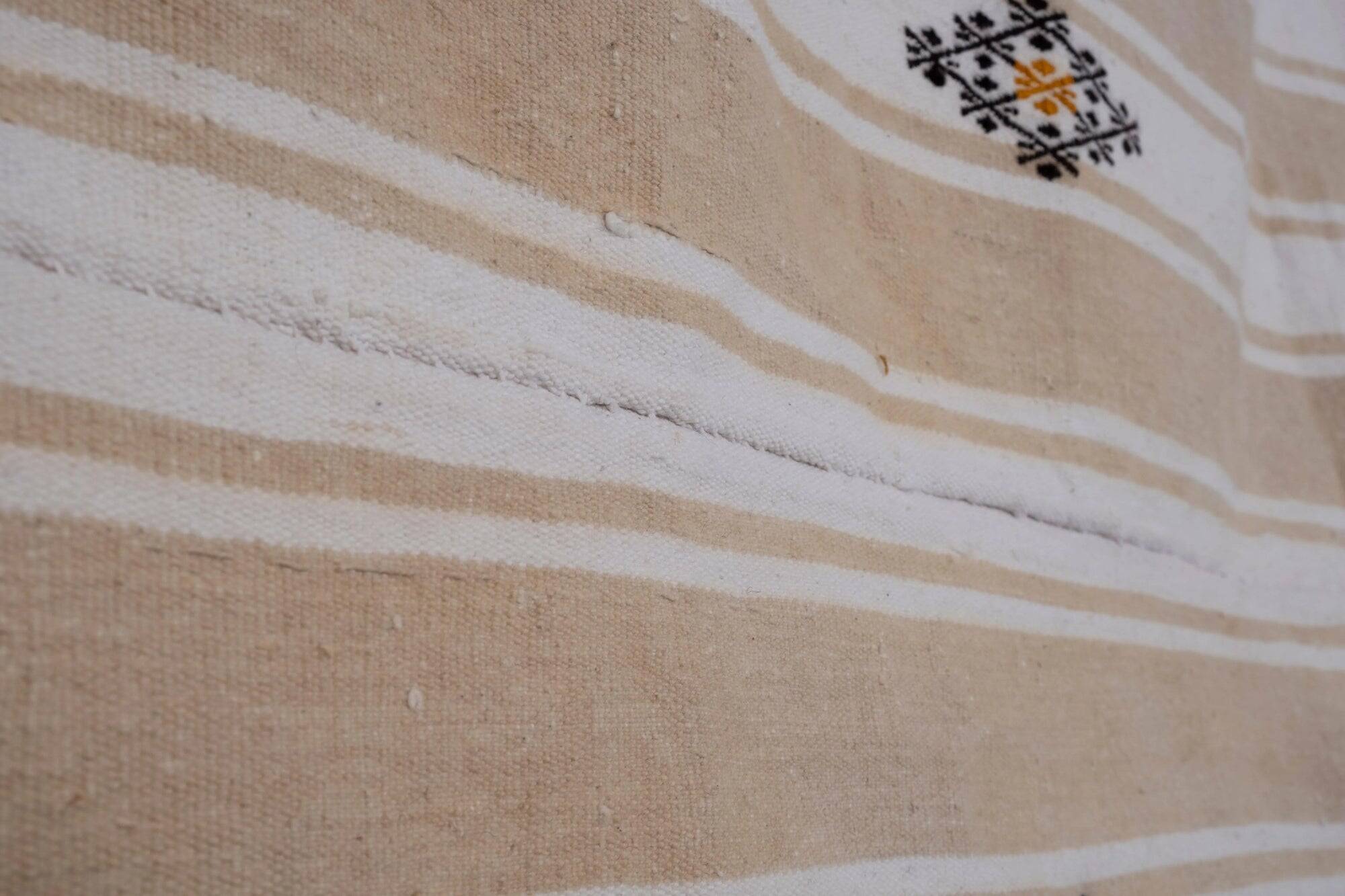 Vintage Turkish kilim handwoven 203x247 cm
