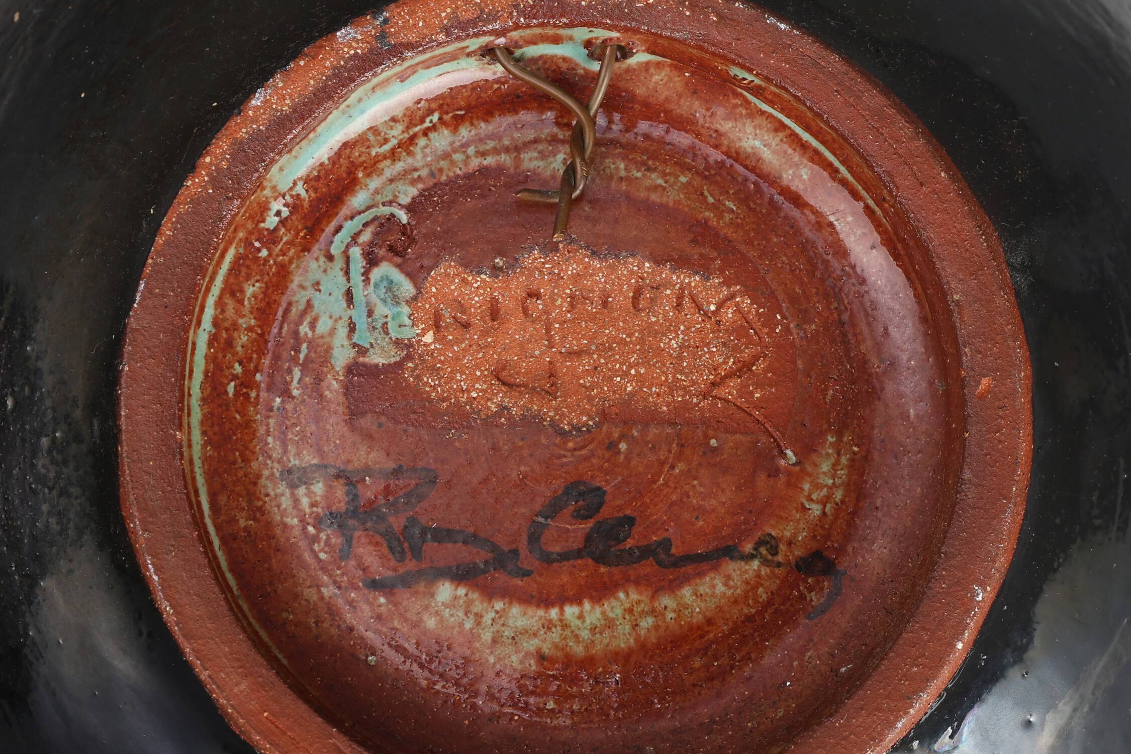 Mid-Century Belgian Ceramic Bowl by Perignem, Belgium, 1960s