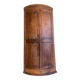 Encoignure galbée 19ème siècle peuplier