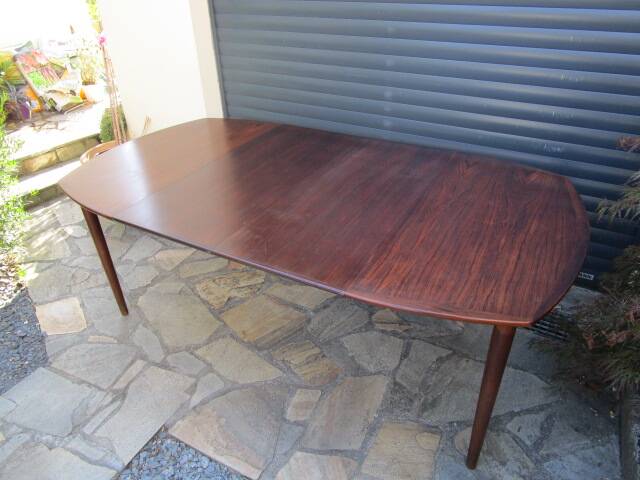 60s Scandinavian table in rosewood