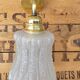 Brass and moulded glass sconce