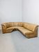 Vintage design leather curved modular sofa Rolf Benz