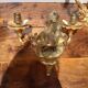 Pair of wall sconces in gilded bronze, Rococo style, Louis XV.