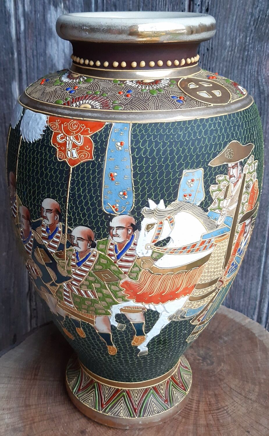 Satsuma porcelain vase
