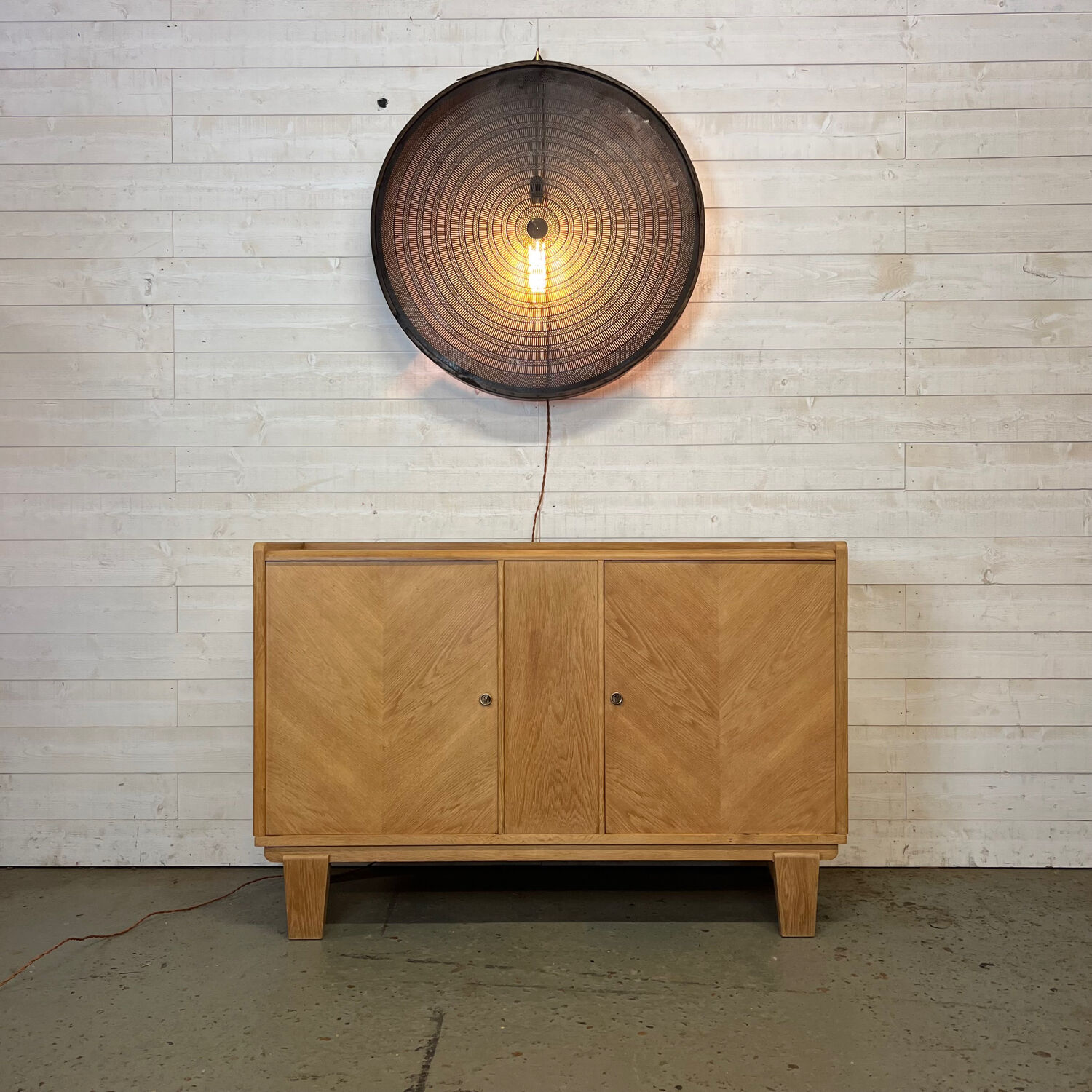 Vintage sideboard two oak doors