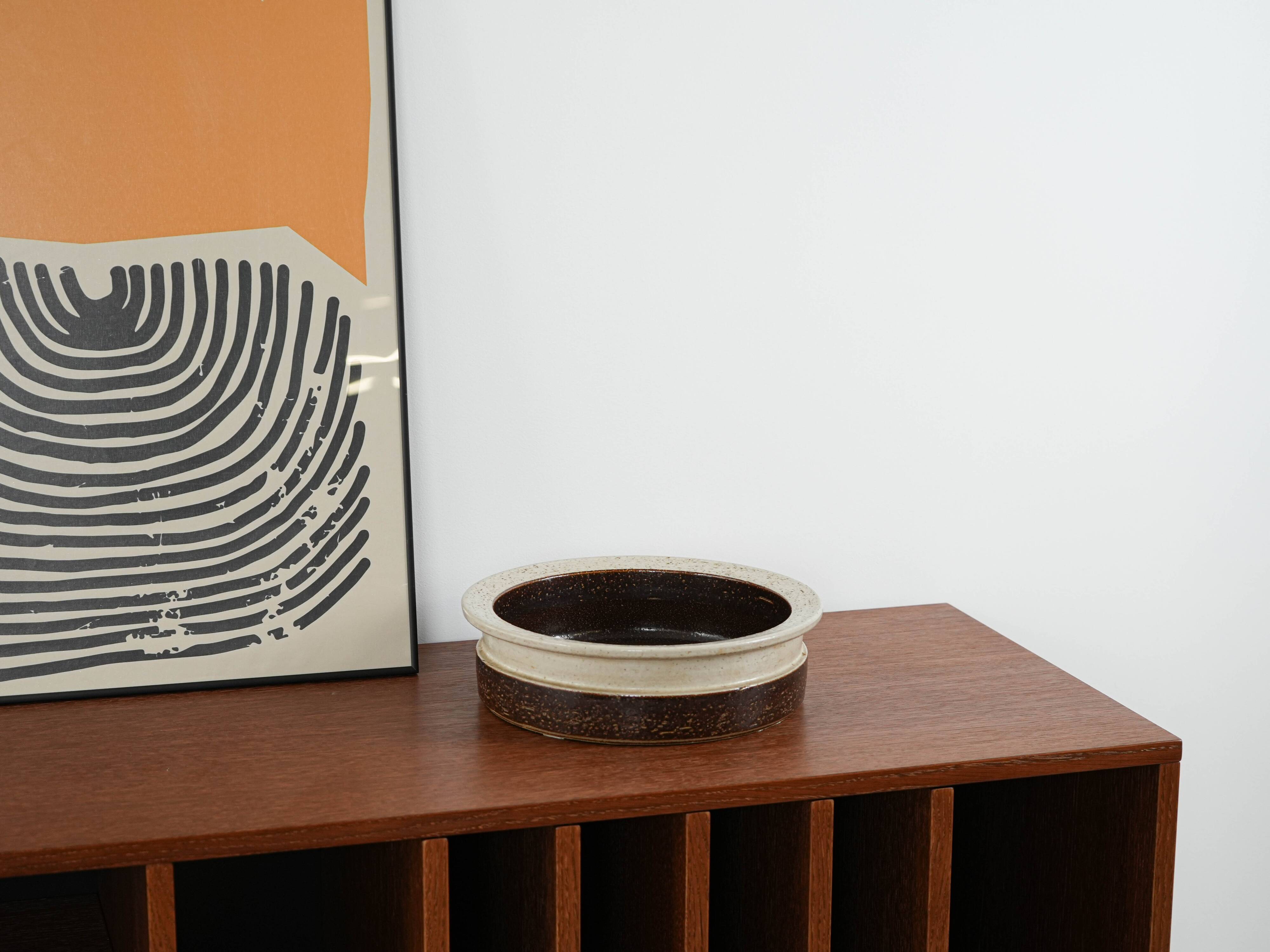 Bol en céramique, design danois, années 1970, fabriqué par Søholm