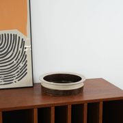 Ceramic bowl, Danish design, 1970s, manufactured by Søholm
