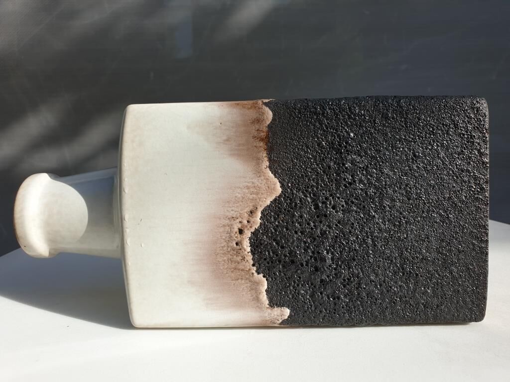 Vase Fat Lava Scheurich studio 281-30 effect craters from 1960