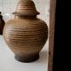 Jarre / vase en beige brun