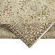 Handmade antique oriental beige carpet 208 cm x 303 cm