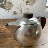 Art Deco pewter teapot set René Delavan