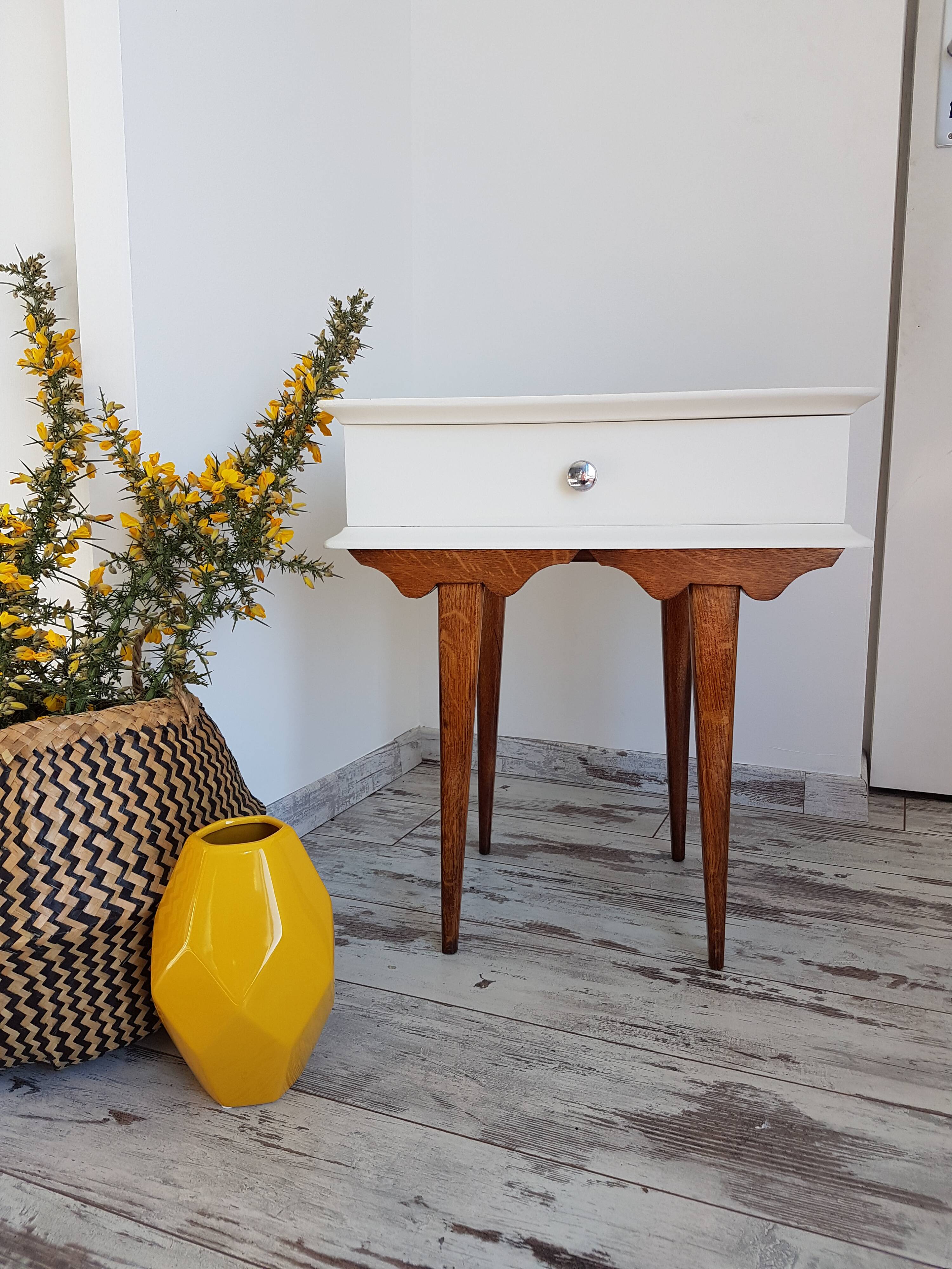 Vintage bedside table