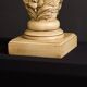 Vintage hand-carved wooden lamps by Mariano García
