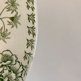 Set of 8 vintage plates in palmyre de sarreguemines iron earth (lot 3)
