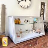 Old stainless steel window