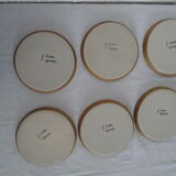 6 flat plates sandstone a. Breton Cuimper L2