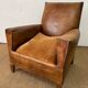 Leather club chair