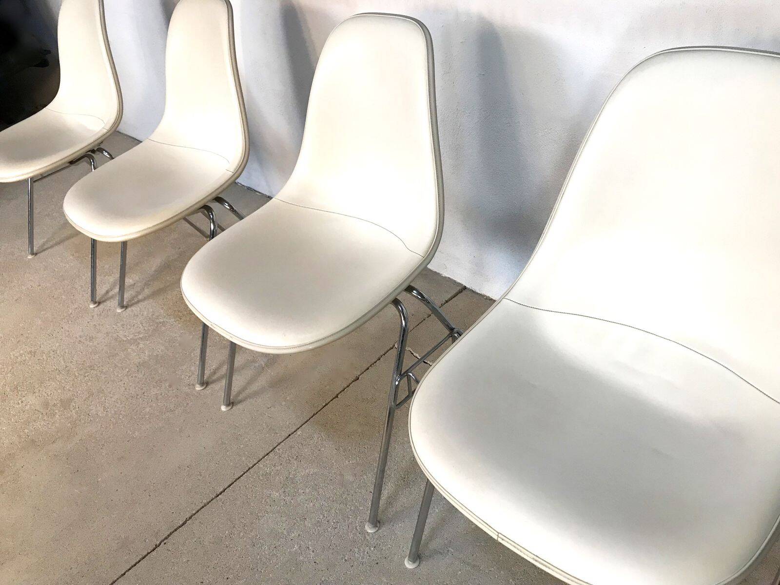 Early chairs by Charles & Ray Eames for Herman Miller, 1950s, set of 4