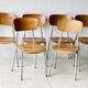 Vintage School Chairs, set of 6