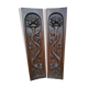 Pair of decorative panels carved wood Renaissance decoration