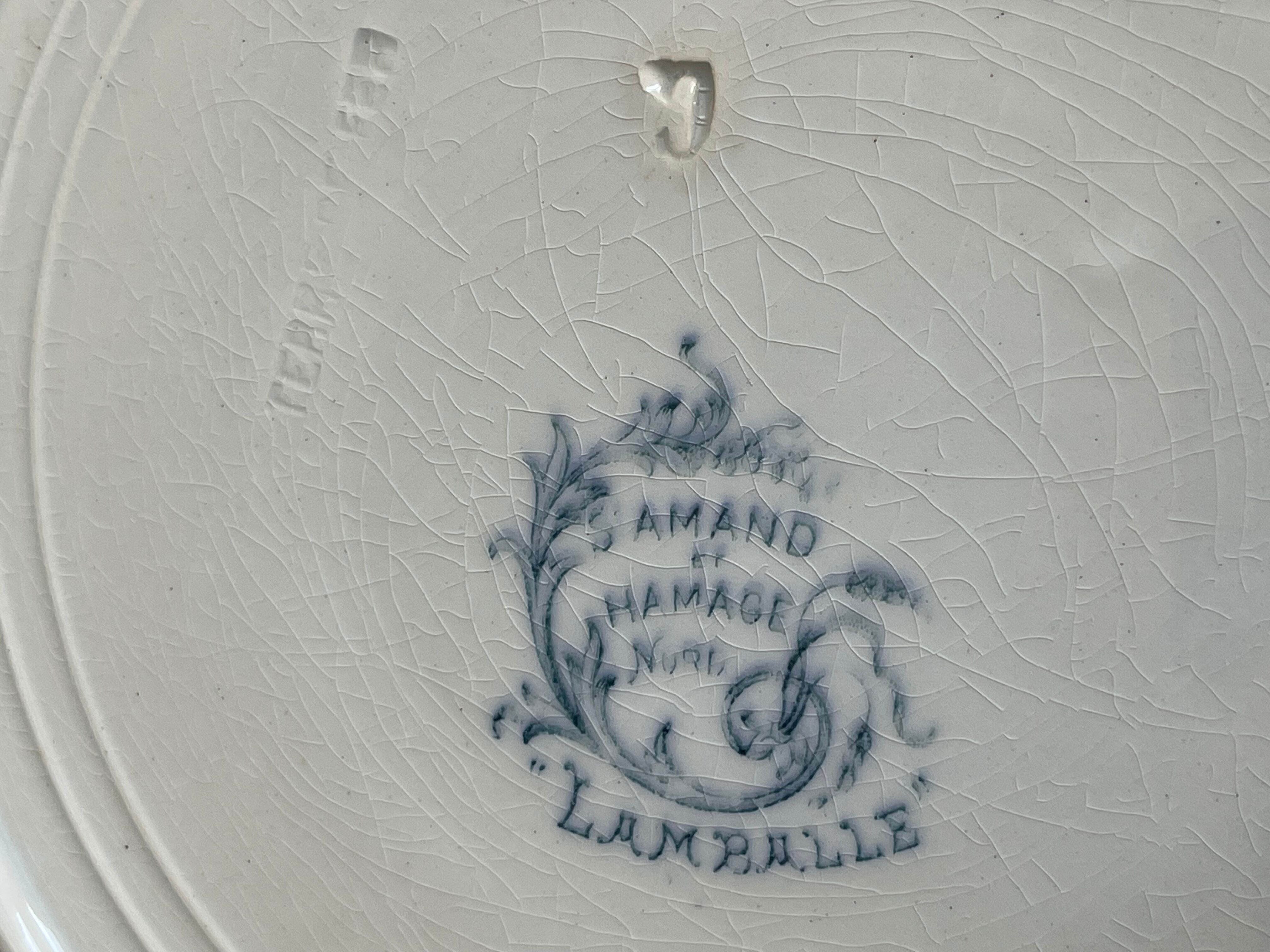 7 plates earth of iron St Amand and Hamage