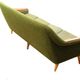 Vintage olive boucle sofa, 1970's norway
