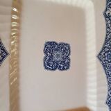 Rectangular dish from gien end of the 19th century 1880