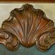 Painted Wooden Trumeau Mirror, Louis XV Style – Late 19th Century