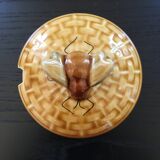 Honey pot with bee decor