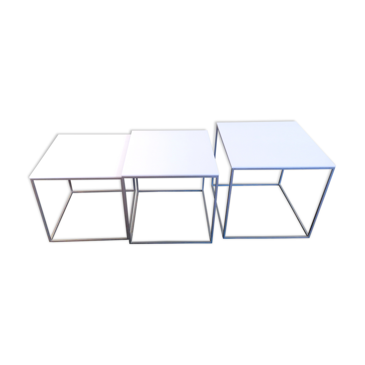 Side tables Pk71 by Paul Kjaerholm 1960