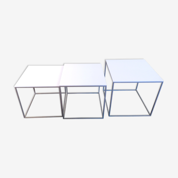 Side tables Pk71 by Paul Kjaerholm 1960