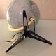 Light globe to tripod foot Rico vintage 60s