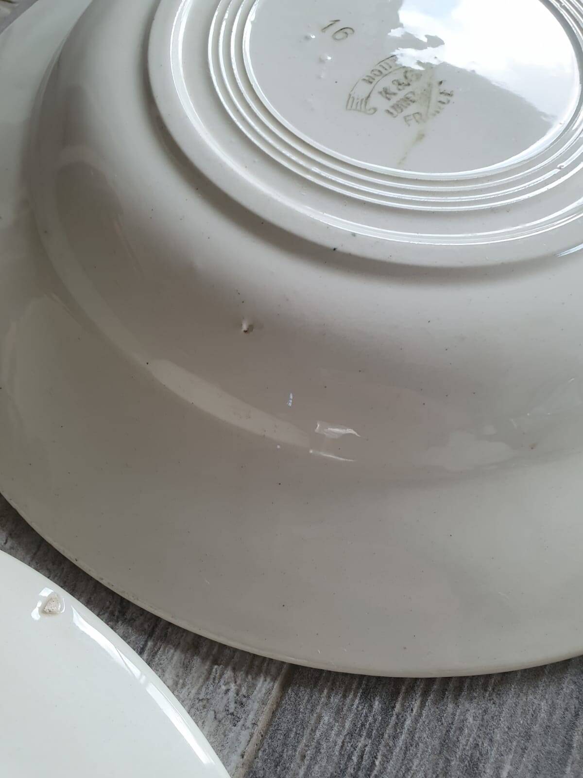 Lunéville holly soup plates