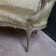 LOUIS XV 2-SEATER SOFA GREEN GREY