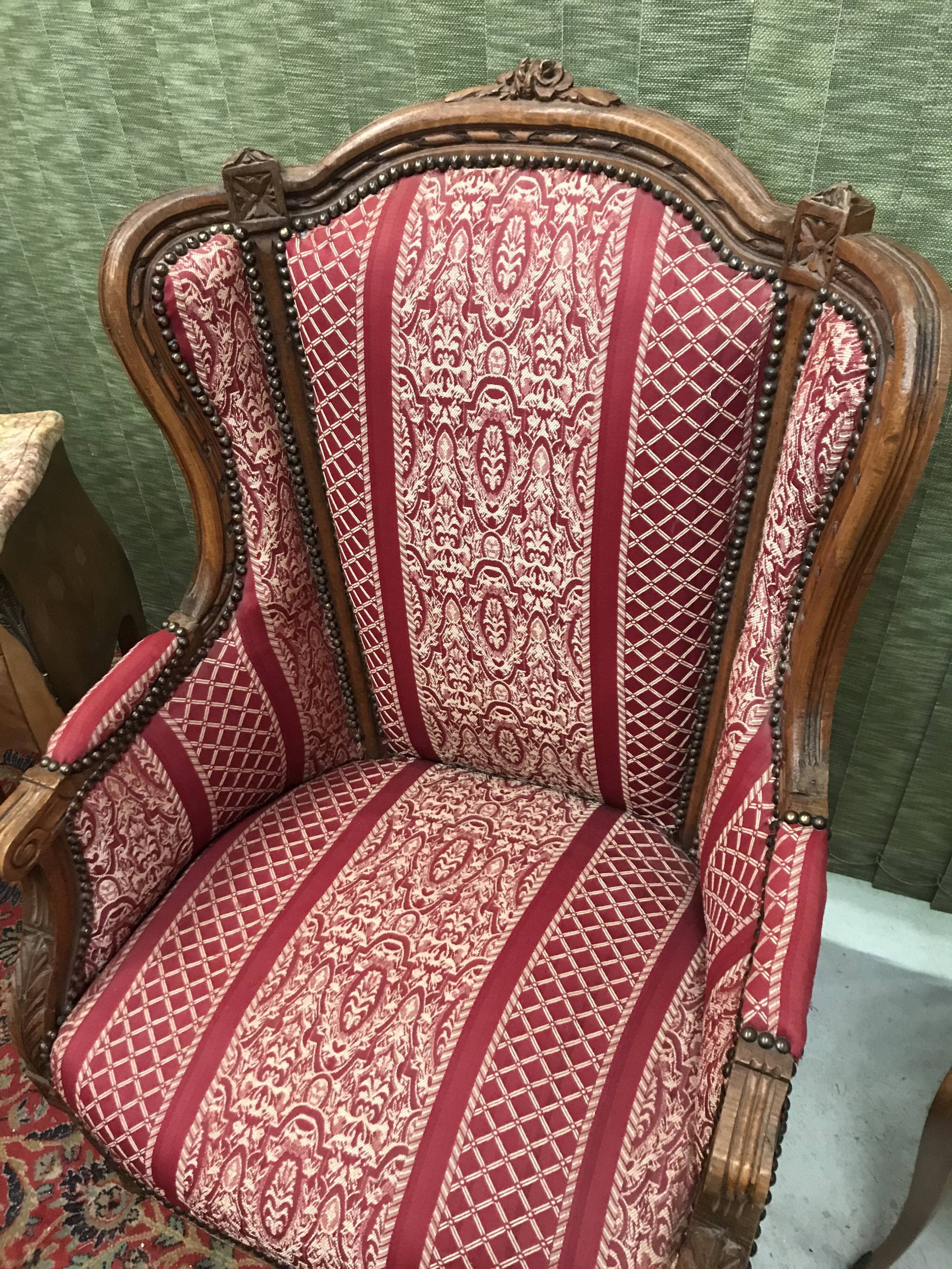 Louis XVI-style leather watch