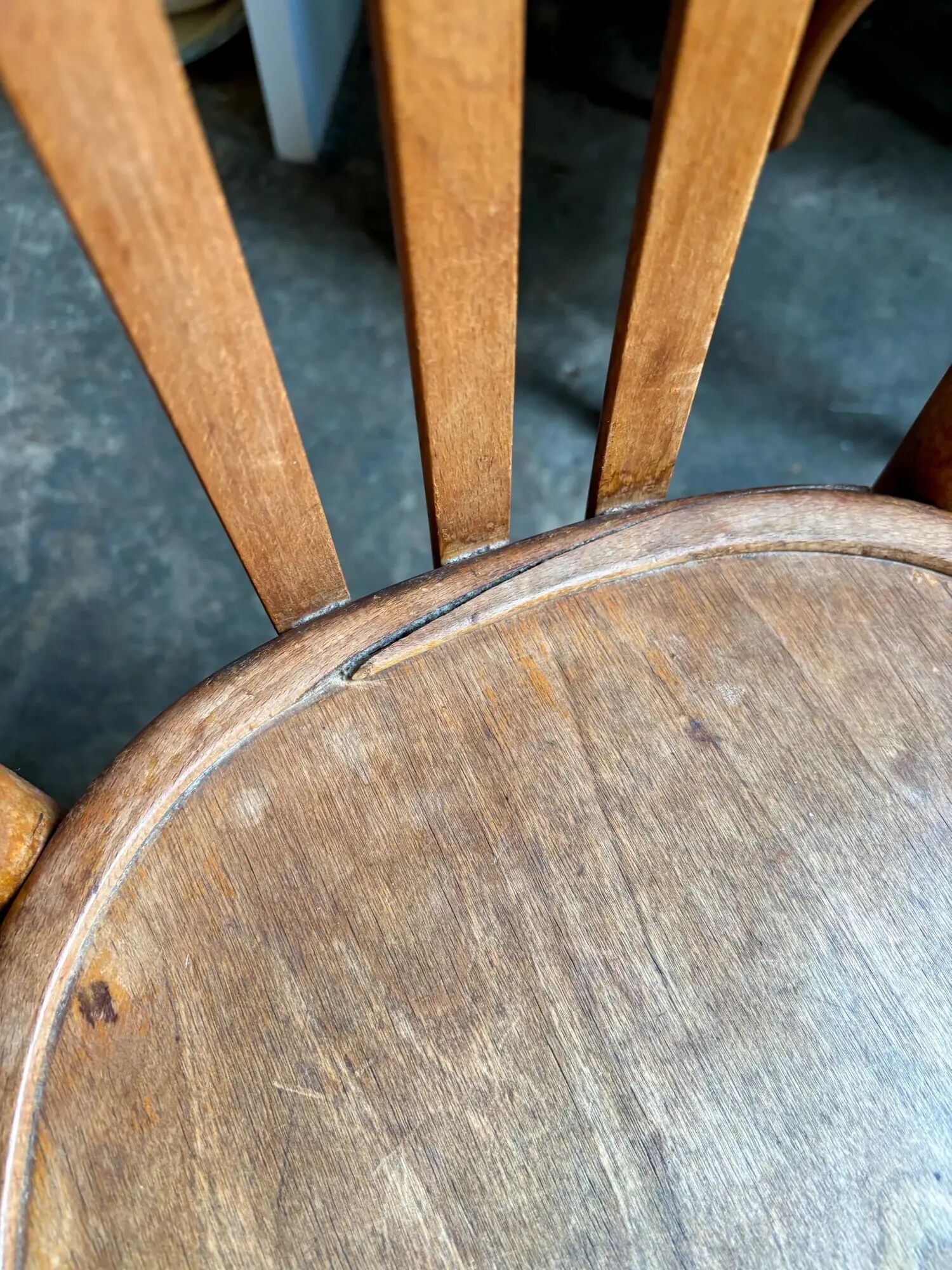 Mahieu bistro chair in bent beech