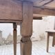 Solid oak farmhouse table with extensions (190-280cm) 1950