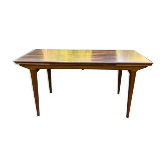 Rosewood table 60s with extensions of LB manufacturer