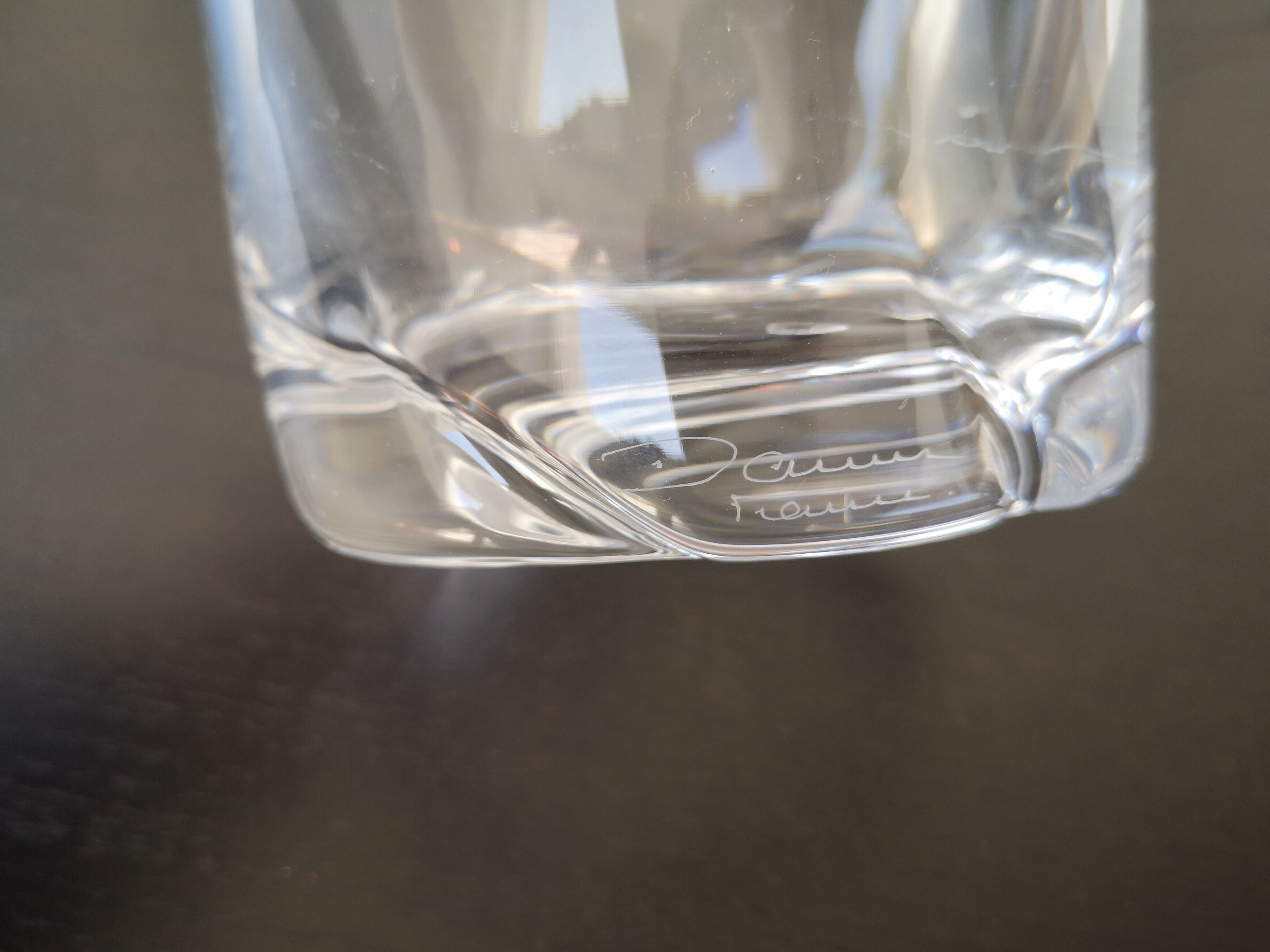Daum crystal whisky carafe