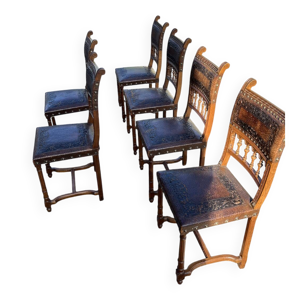 6 chaises henri II