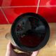 Large Black and White Handkerchief Vase in Murano Glass? H 30cm