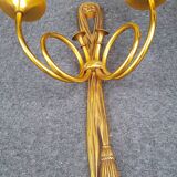 Old golden bronze sconces