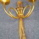 Old golden bronze sconces