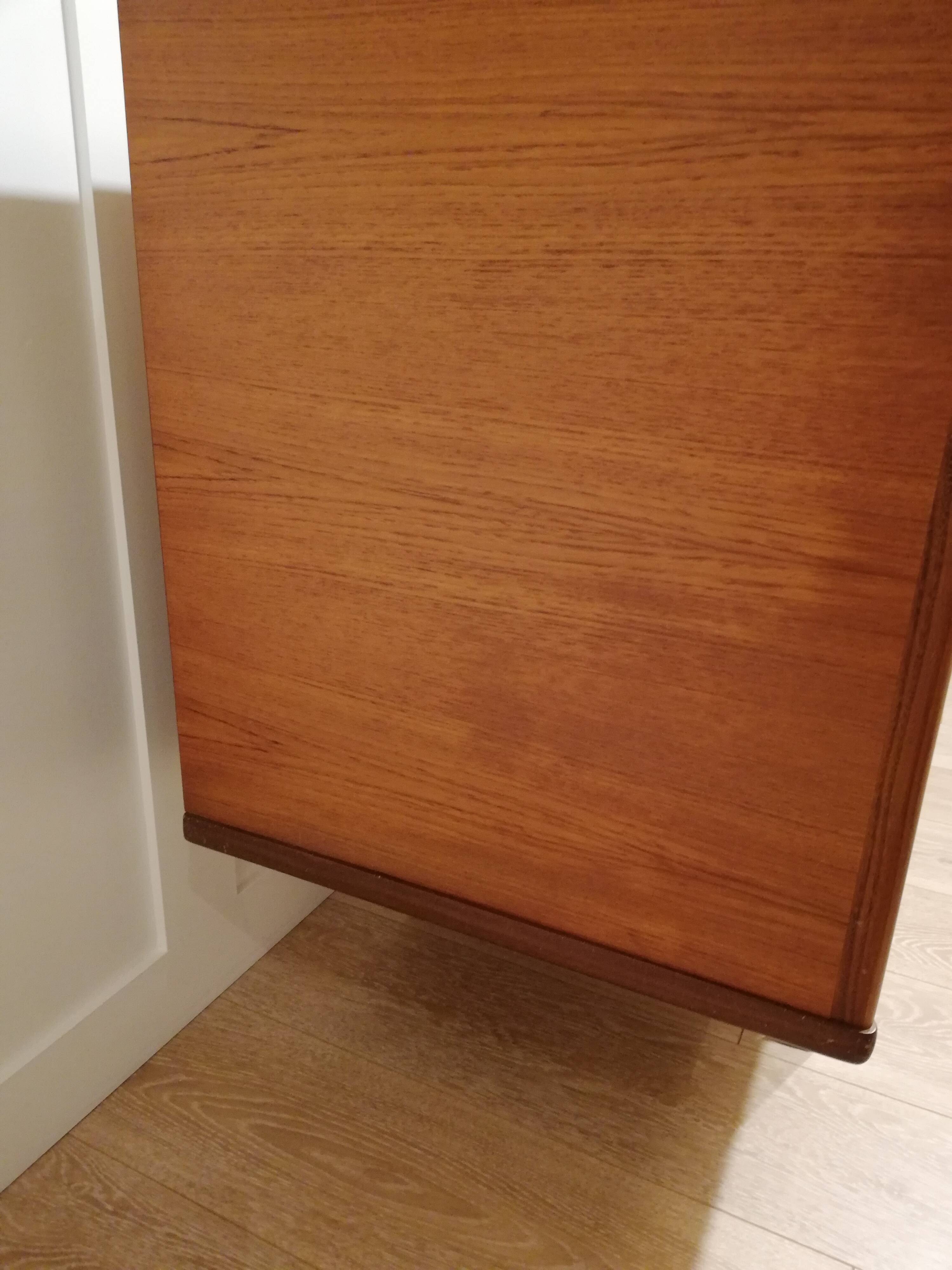 Scandinavian line in vintage teak