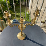 Bougeoir ancien en laiton